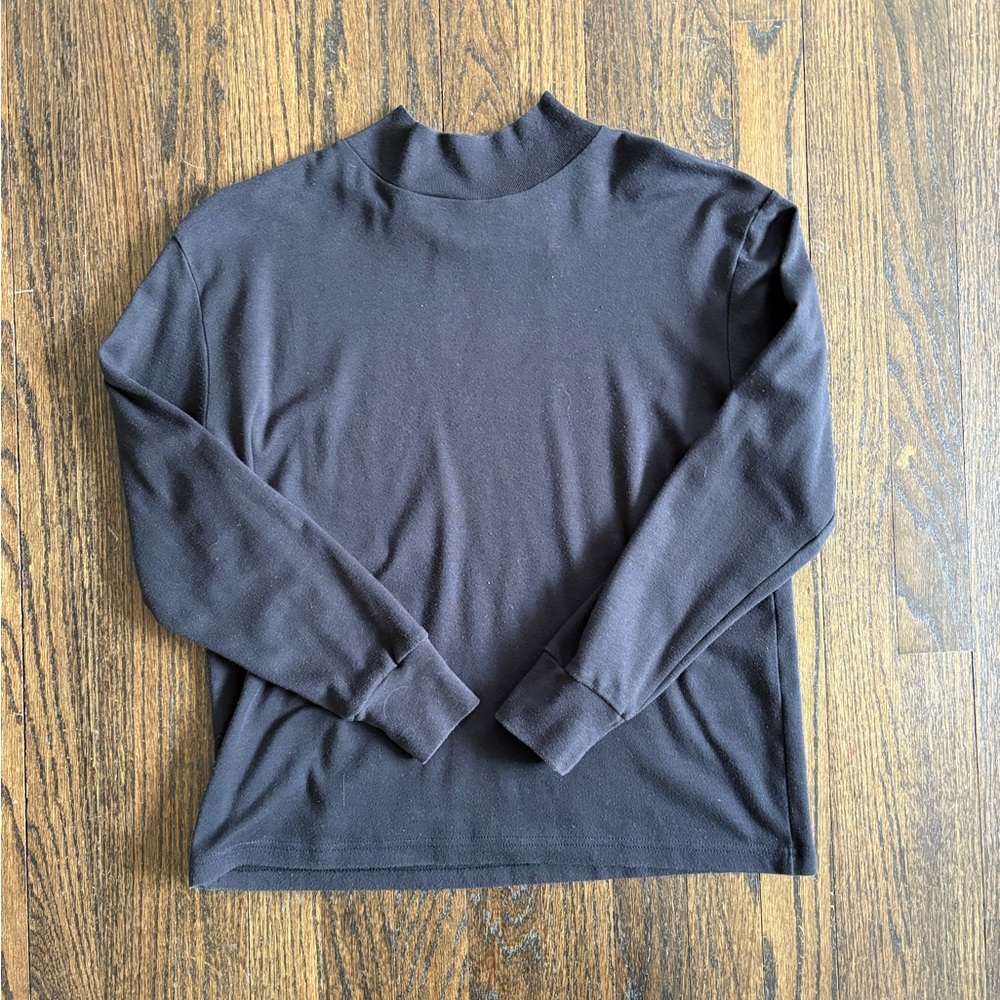 Erika & Co Black Turtleneck Top